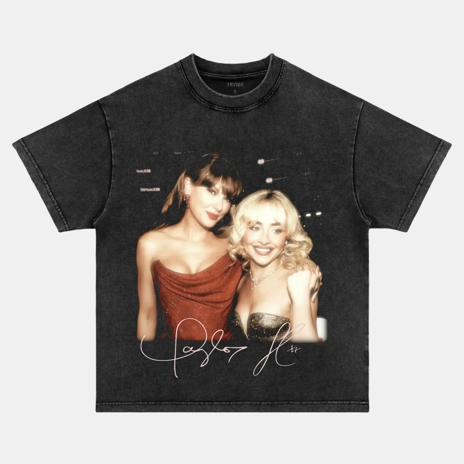 Music Icon Tee – Taylor & Sabrina Edition - www.Shopthatapp.com