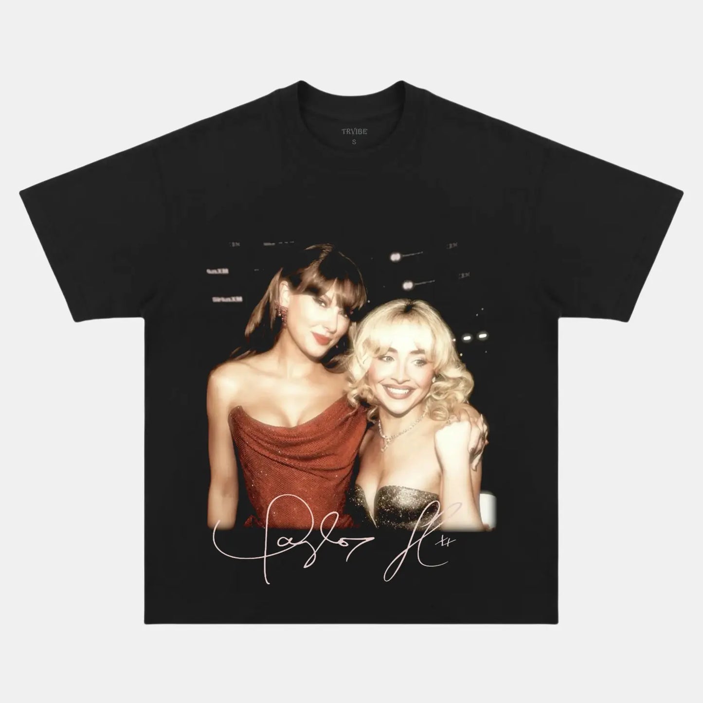 Music Icon Tee – Taylor & Sabrina Edition - www.Shopthatapp.com