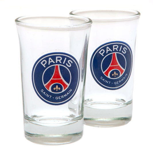 Paris Saint Germain FC 2pk Shot Glass Set - www.Shopthatapp.com