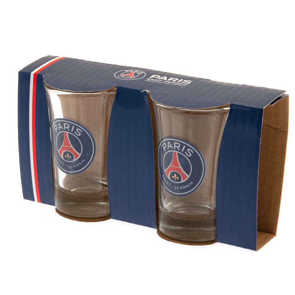 Paris Saint Germain FC 2pk Shot Glass Set - www.Shopthatapp.com