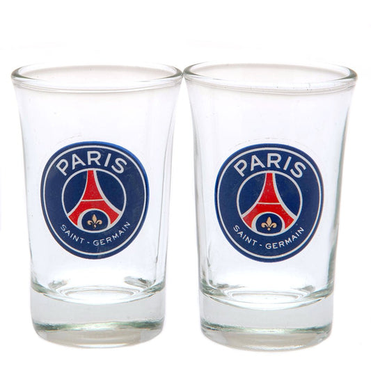 Paris Saint Germain FC 2pk Shot Glass Set - www.Shopthatapp.com