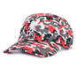 Red and grey camo Liverpool FC cap with curved brim and white Liverbird embroidery.