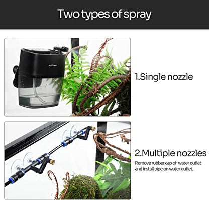 Reptizoo Mini brumisateur portable pour reptiles 0,8 L 800 ml #TR08