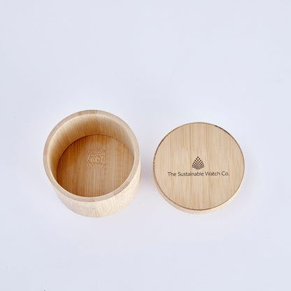Coffret à montres en bambou