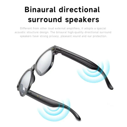 TUTT GS10 AI Glasses | Smart Sunglasses HD Camera + AI Integration & Intelligent Object Recognition | Replaceable with Prescription Lenses - www.Shopthatapp.com