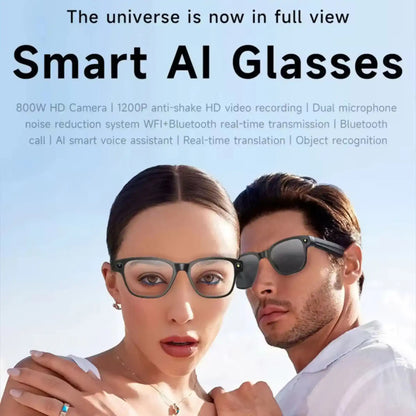 TUTT GS10 AI Glasses | Smart Sunglasses HD Camera + AI Integration & Intelligent Object Recognition | Replaceable with Prescription Lenses - www.Shopthatapp.com