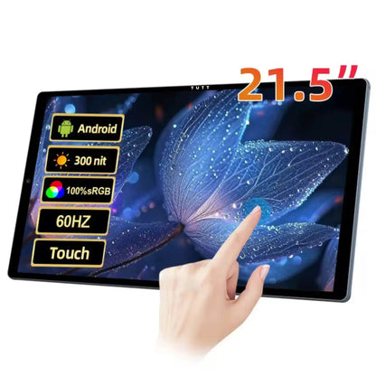 TUTT 21.5” Smart Android Display with Battery, Camera & Touchscreen | Portable Monitor + Smart TV + Conference Screen E21
