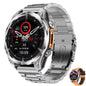 TUTT Tactical Smart Watch For Men | 1.43 Dial | Compass Flashlight Chat-GPT 3TAM Waterproof | Rugged Fitness and Health Tracker | H300 Smartwatch 400mAh Battery - www.Shopthatapp.com