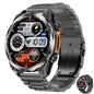 TUTT Tactical Smart Watch For Men | 1.43 Dial | Compass Flashlight Chat-GPT 3TAM Waterproof | Rugged Fitness and Health Tracker | H300 Smartwatch 400mAh Battery - www.Shopthatapp.com