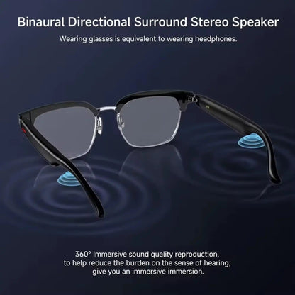 TUTT Bluetooth Smart Glasses Anti-Blue Ray UV | Wireless Call & Music AI Voice | Replaceable Lenses With Prescription - www.Shopthatapp.com