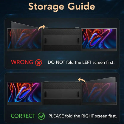 TUTT S8Ultra 14” Portable Monitor for Laptop | Single Cable Connection | Ultra Slim-Light | Plug & Play USB-C | Laptop Screen Extender for Mac/Win - www.Shopthatapp.com