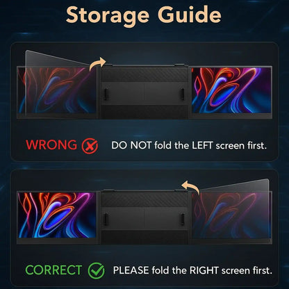 TUTT S8Ultra 14” Portable Monitor for Laptop | Single Cable Connection | Ultra Slim-Light | Plug & Play USB-C | Laptop Screen Extender for Mac/Win