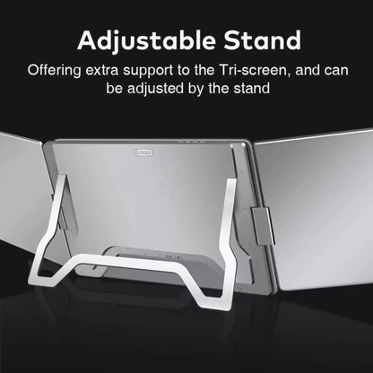 TUTT 16” Dual Screen Portable Monitor for Laptop | Single Cable Connection | 16:10 Ratio IPS, Stand-Alone Design | Windows, macOS, ChromeOS, Linux, and Android | S900