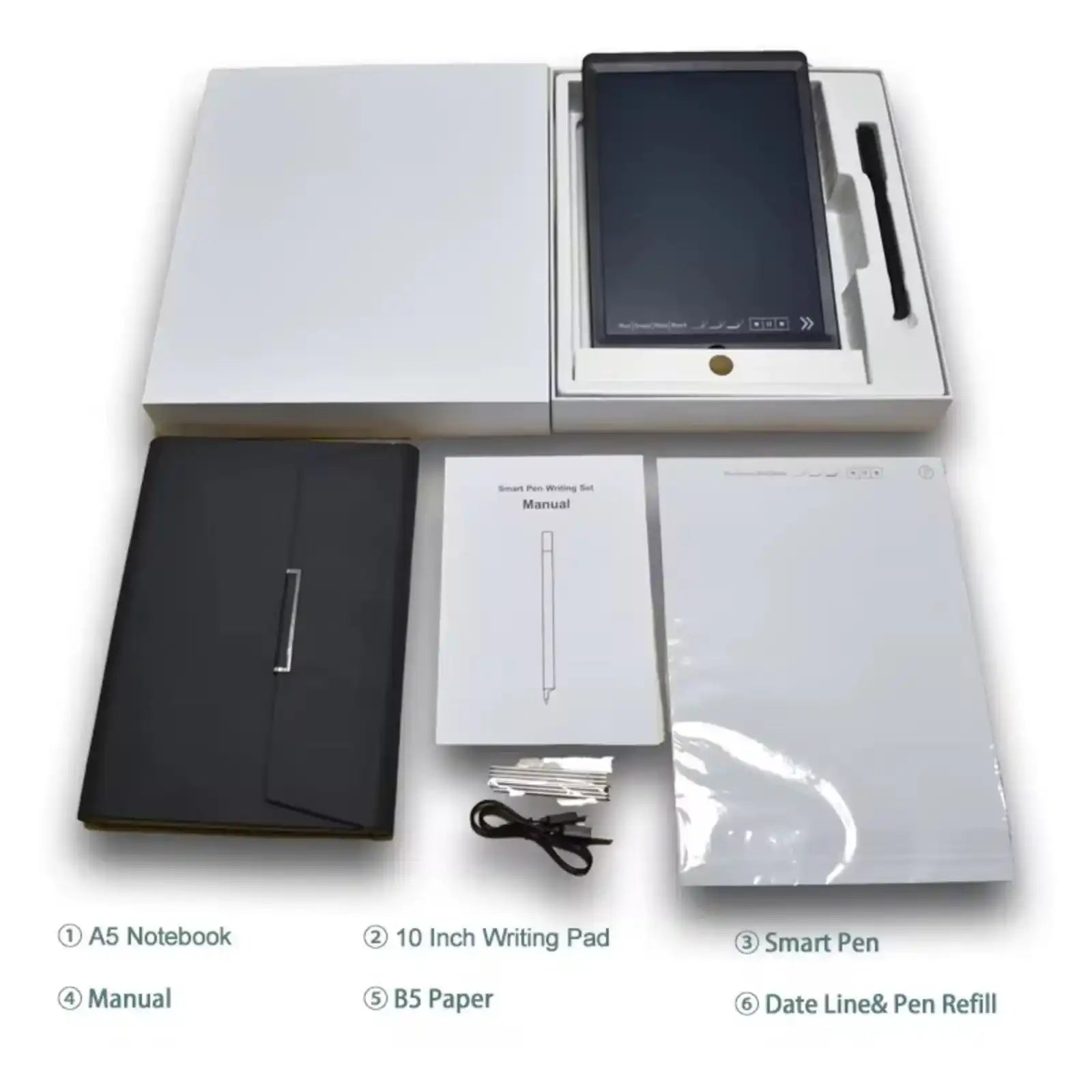 TUTT Smart Pen and Notebook Set | Digital Stylus Writing Board | Real-Time Sync with Android & iOS - www.Shopthatapp.com