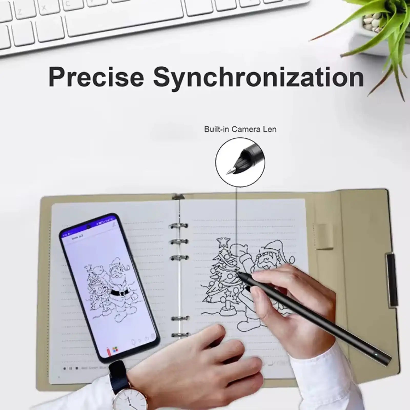 TUTT Smart Pen and Notebook Set | Digital Stylus Writing Board | Real-Time Sync with Android & iOS - www.Shopthatapp.com