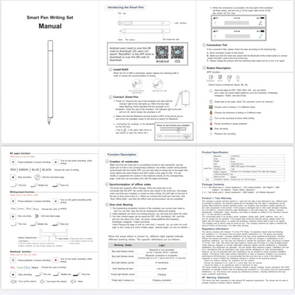 TUTT Smart Pen and Notebook Set | Digital Stylus Writing Board | Real-Time Sync with Android & iOS - www.Shopthatapp.com