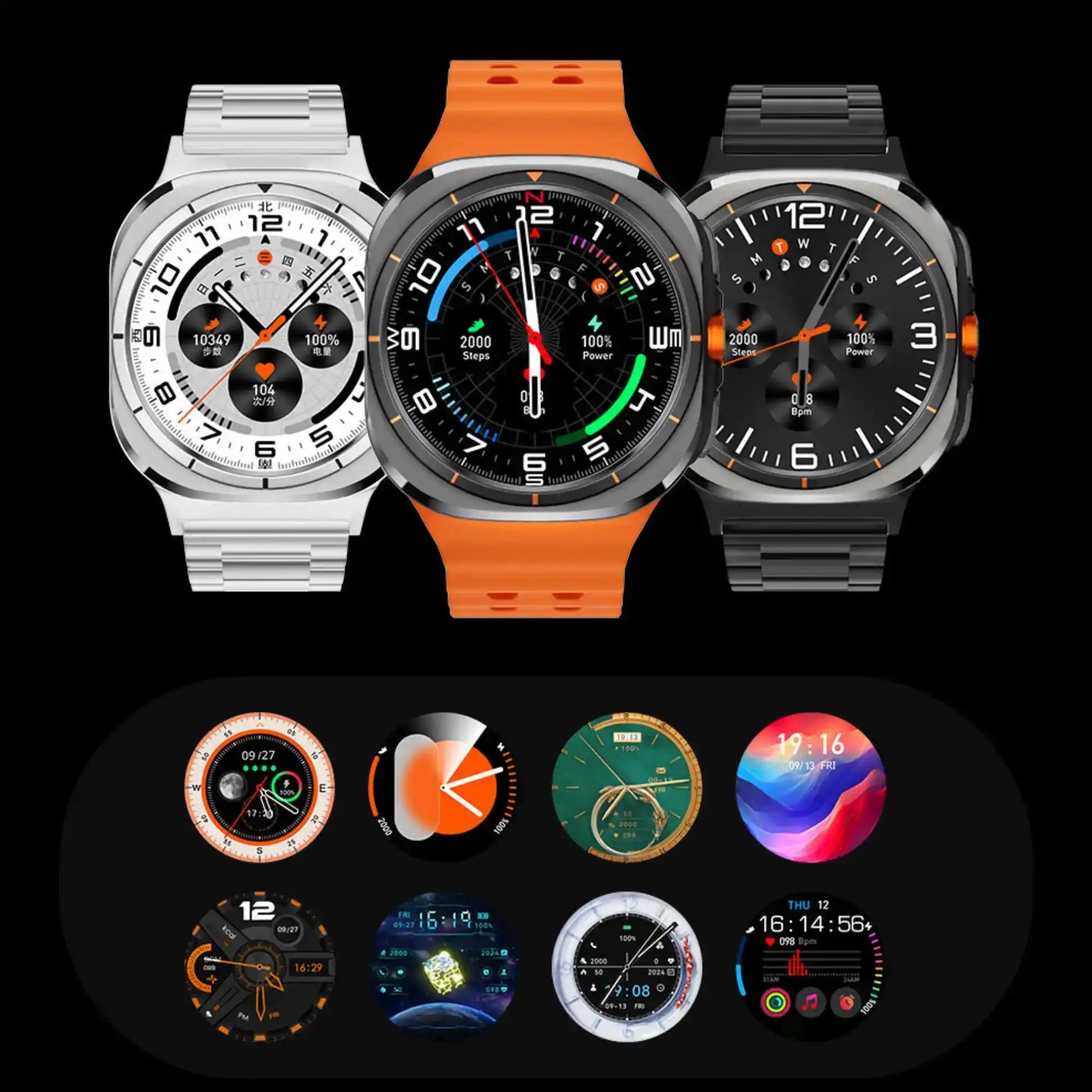 TUTT U8 Ultra 4G Android Smartwatch | AMOLED | GPS | Health & Connectivity Tools | 3GB+32GB | 180 Rotating Camera - www.Shopthatapp.com