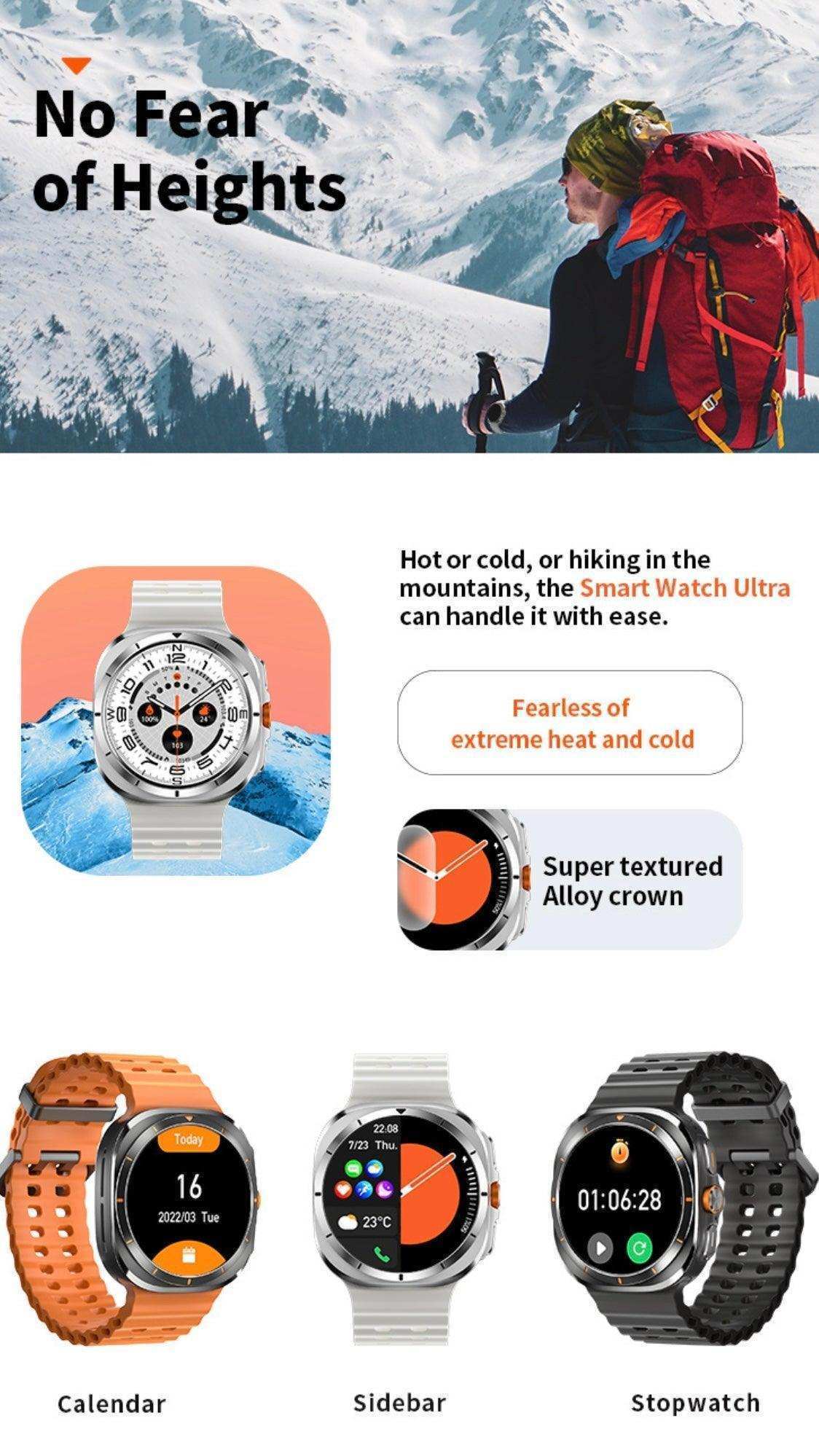 TUTT W7 Smart Watch for Men Women | 1.43” AMOLED Display | Advanced Fitness & Health Smartwatch - www.Shopthatapp.com