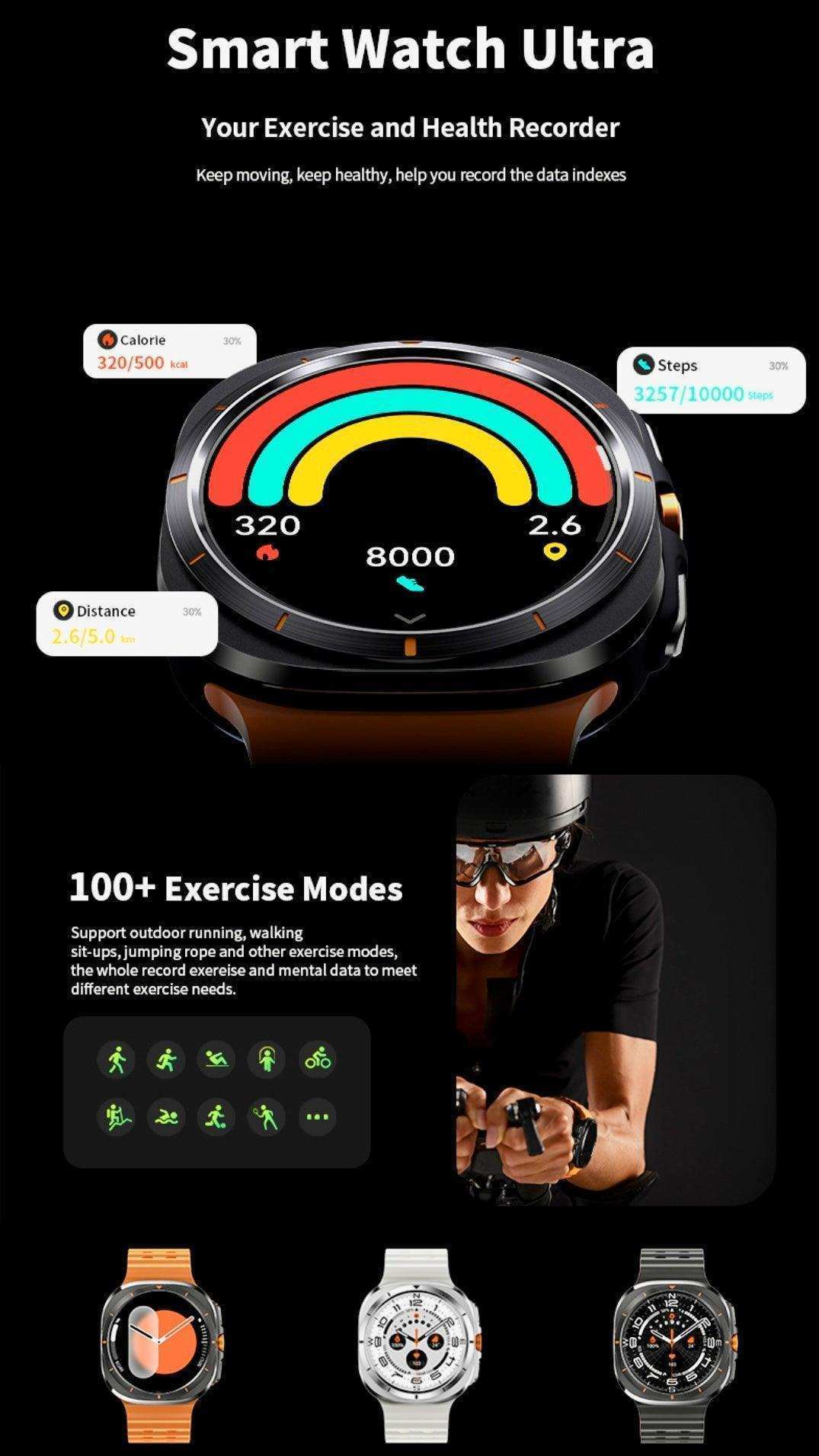 TUTT W7 Smart Watch for Men Women | 1.43” AMOLED Display | Advanced Fitness & Health Smartwatch - www.Shopthatapp.com
