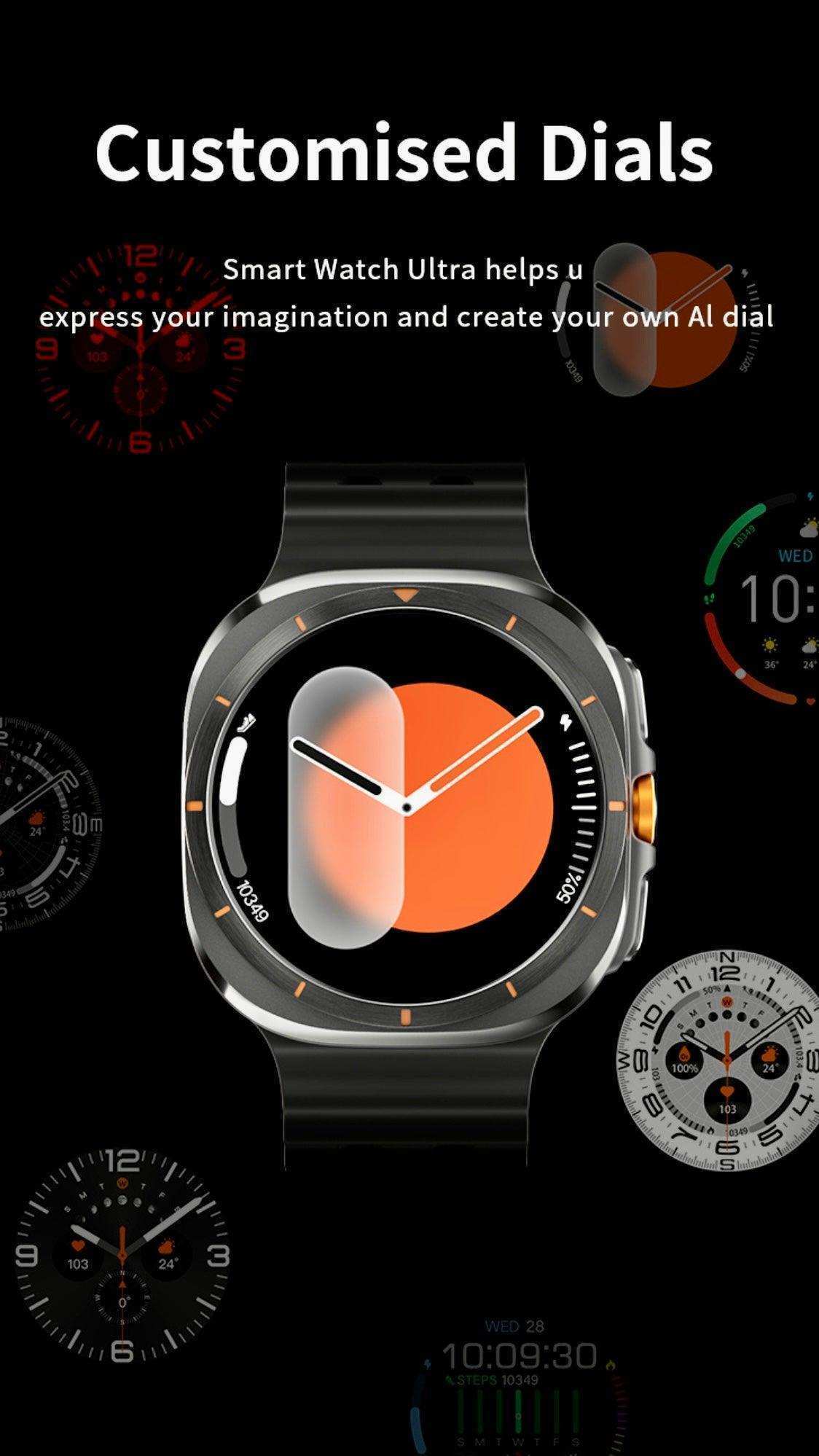 TUTT W7 Smart Watch for Men Women | 1.43” AMOLED Display | Advanced Fitness & Health Smartwatch - www.Shopthatapp.com