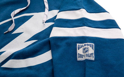 Tampa Bay Lightning Varsity Retro Style Hoodie - www.Shopthatapp.com #