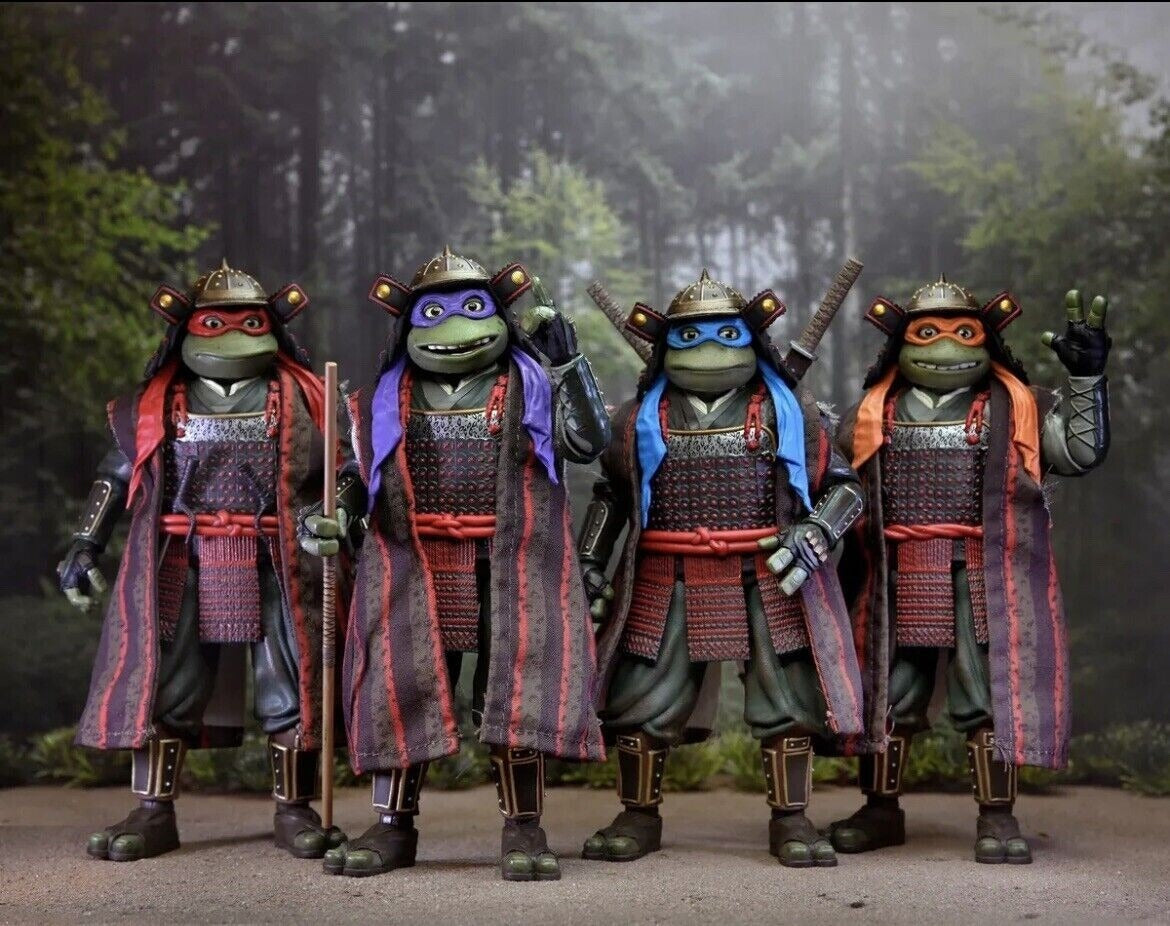 Teenage Mutant Ninja Turtles 3 - Action Figures - Samurai Turtles 4 Pack - www.Shopthatapp.com #