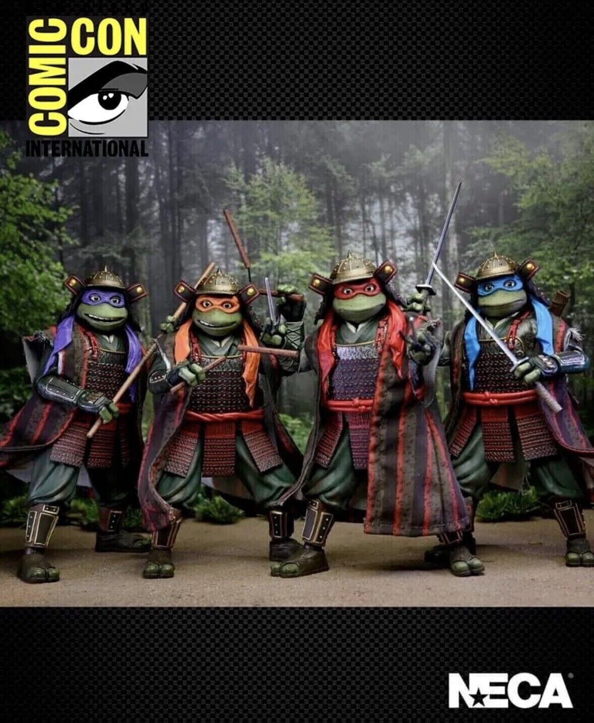 Teenage Mutant Ninja Turtles 3 - Action Figures - Samurai Turtles 4 Pack - www.Shopthatapp.com #