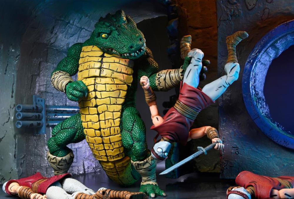 Teenage Mutant Ninja Turtles Leatherhead (Mirage Comics) Deluxe Action Figure - www.Shopthatapp.com #