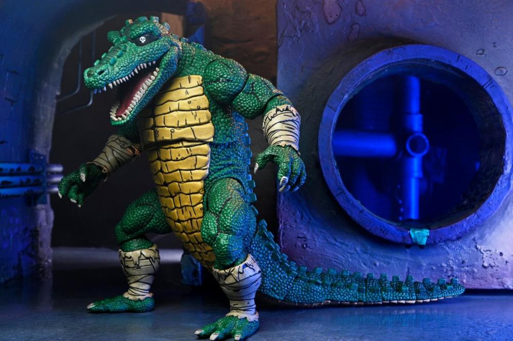 Teenage Mutant Ninja Turtles Leatherhead (Mirage Comics) Deluxe Action Figure - www.Shopthatapp.com #