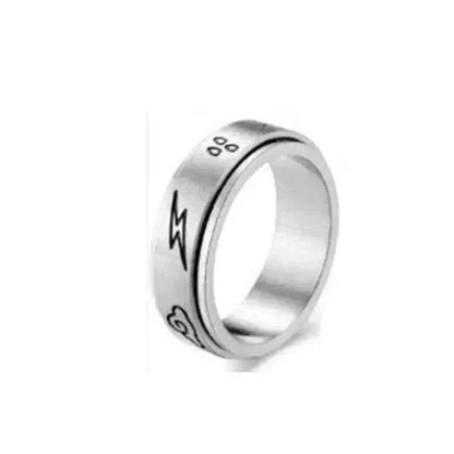 The Stars And The Moon Rotating Titanium Steel Women Ring - www.Shopthatapp.com