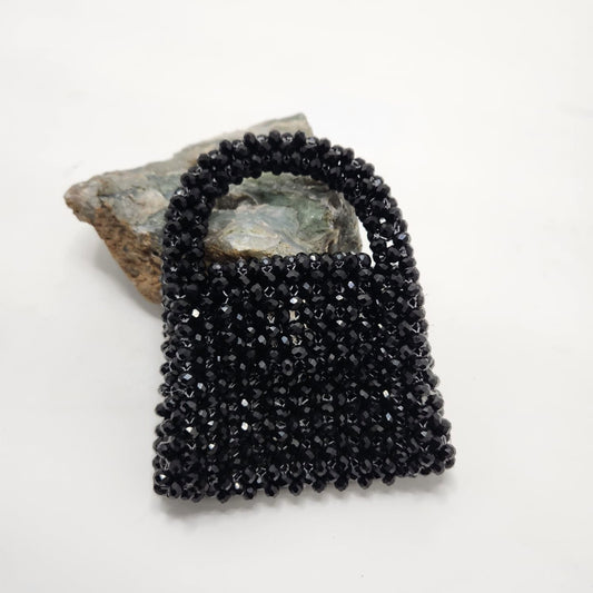 The Mini Black Crystal Bag-Handbags, purses, etc.-www.Shopthatapp.com-Clutch-It Handbags