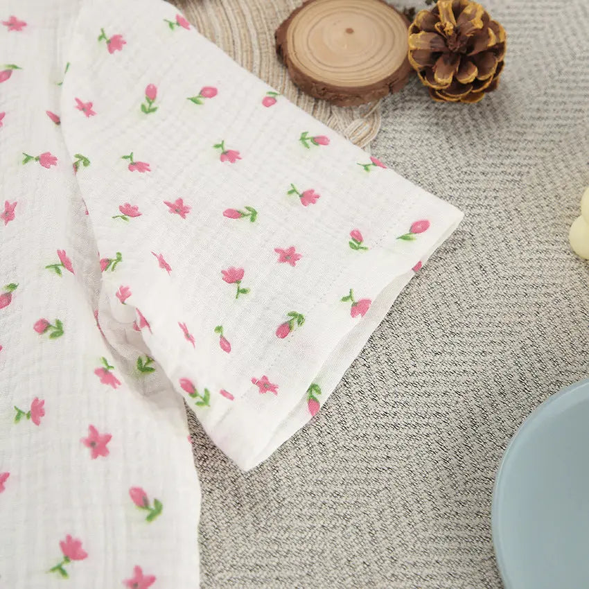 Thin Cotton Printed Comfortable Loose Breathable Short-sleeved Shorts Summer Pajamas Home Wear For Women - www.Shopthatapp.com #