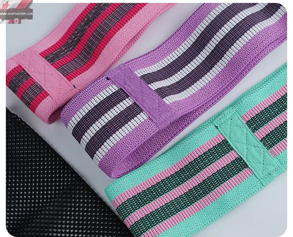 Three Levels Anti-Slip Booty Resistance Bands Set - www.Shopthatapp.com #