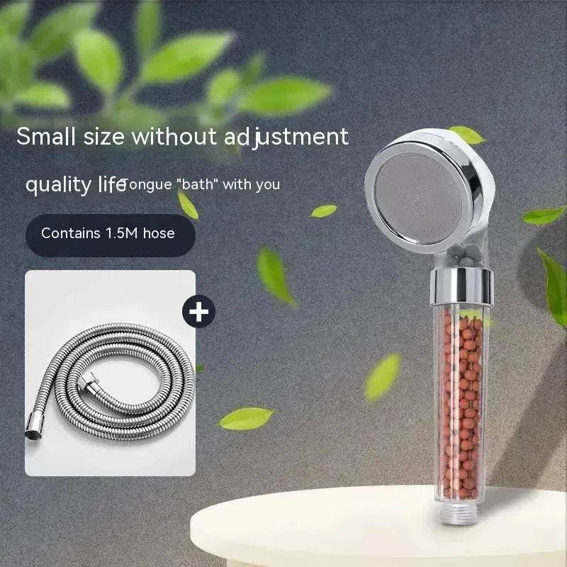 Three-speed Anion Supercharged Filtering Shower Head Nozzle - www.Shopthatapp.com #