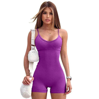 Tight Romper Women Fashion Fitness Sportwear - www.Shopthatapp.com