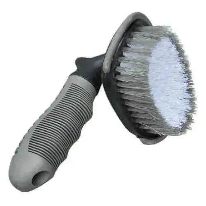 Tire PVC Brush With Soft Handle Steel Rim Wheel Hub Brush - www.Shopthatapp.com