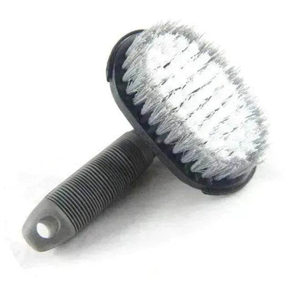 Tire PVC Brush With Soft Handle Steel Rim Wheel Hub Brush - www.Shopthatapp.com