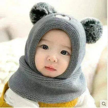 Toddler Boys And Girls Baby Woolen Hats Thickened To Keep Warm - www.Shopthatapp.com