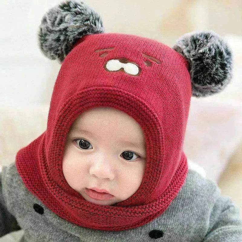 Toddler Boys And Girls Baby Woolen Hats Thickened To Keep Warm - www.Shopthatapp.com #