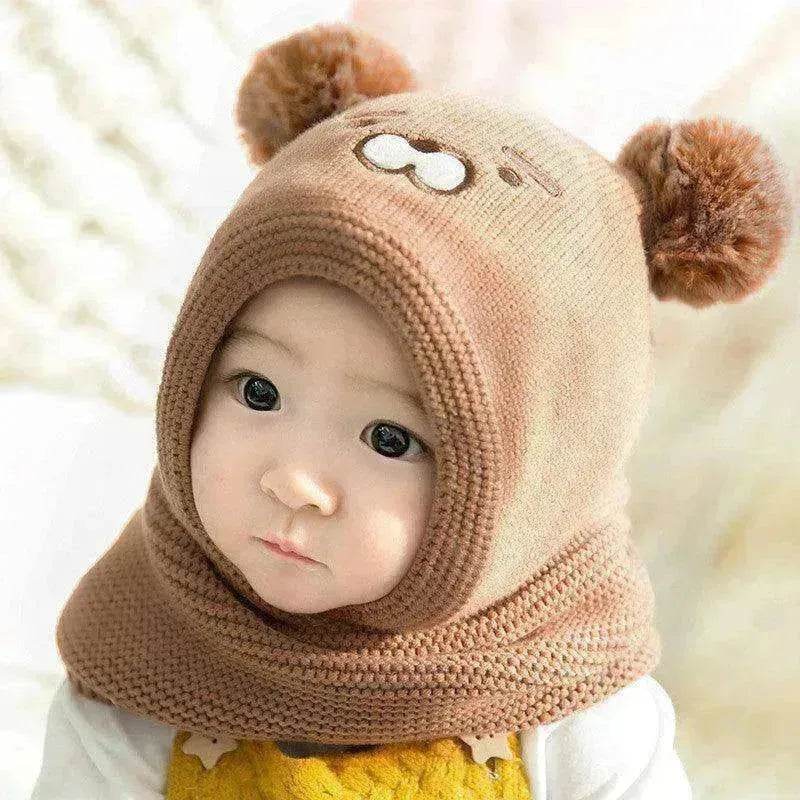 Toddler Boys And Girls Baby Woolen Hats Thickened To Keep Warm - www.Shopthatapp.com #
