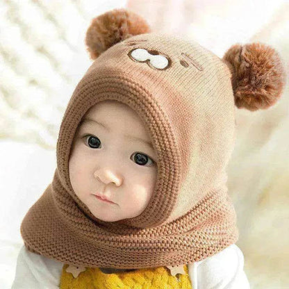 Toddler Boys And Girls Baby Woolen Hats Thickened To Keep Warm - www.Shopthatapp.com #