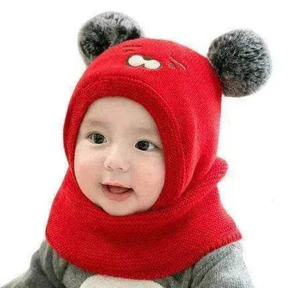 Toddler Boys And Girls Baby Woolen Hats Thickened To Keep Warm - www.Shopthatapp.com #