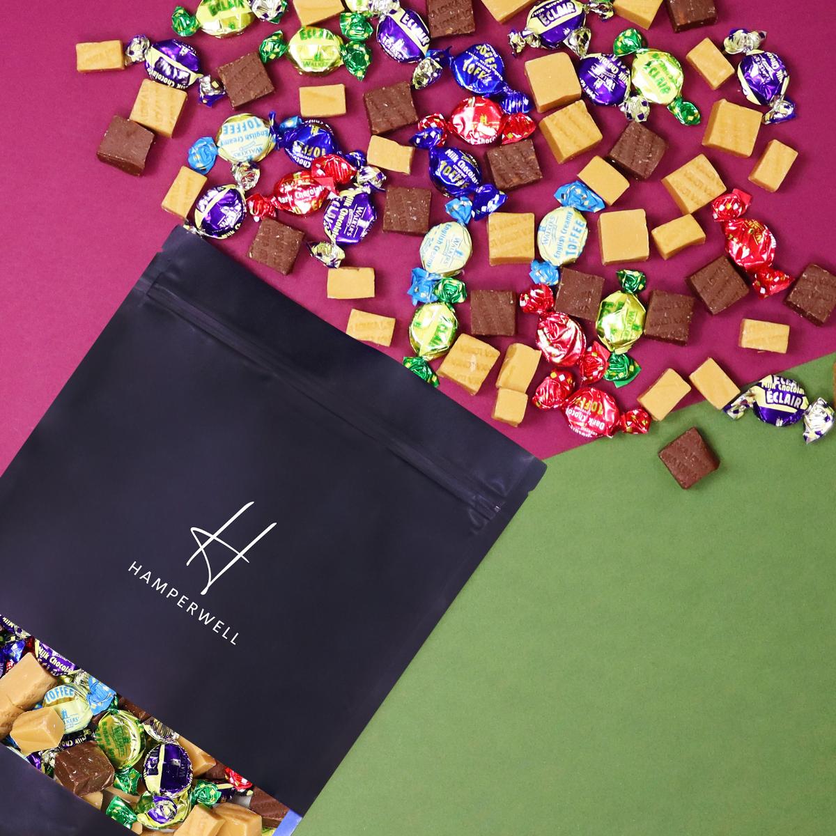 Toffee & Fudge Selection Pouch-Food and beverage-www.Shopthatapp.com-HamperWell