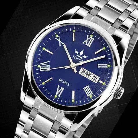 Top-grade men's quartz watches, waterproof, luminous, business belts. - www.Shopthatapp.com