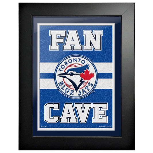 Toronto Blue Jays 12x16 Fan Cave Framed Artwork - www.Shopthatapp.com #