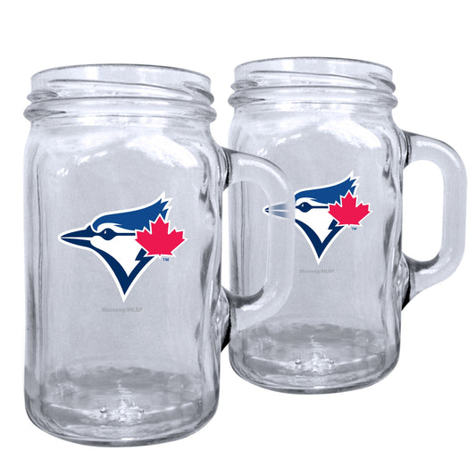 Toronto Blue Jays Mason Mug Set - www.Shopthatapp.com #