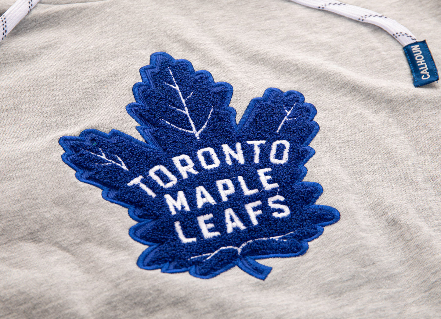 Toronto Maple Leafs "Muskoka Style" Premium Chenille Woven Logo Hoodie - www.Shopthatapp.com #
