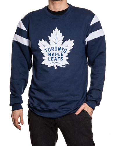 Toronto Maple Leafs Varsity Retro Style Crewneck Sweatshirt - www.Shopthatapp.com #