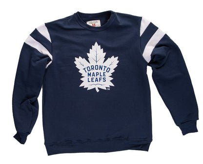 Toronto Maple Leafs Varsity Retro Style Crewneck Sweatshirt - www.Shopthatapp.com #