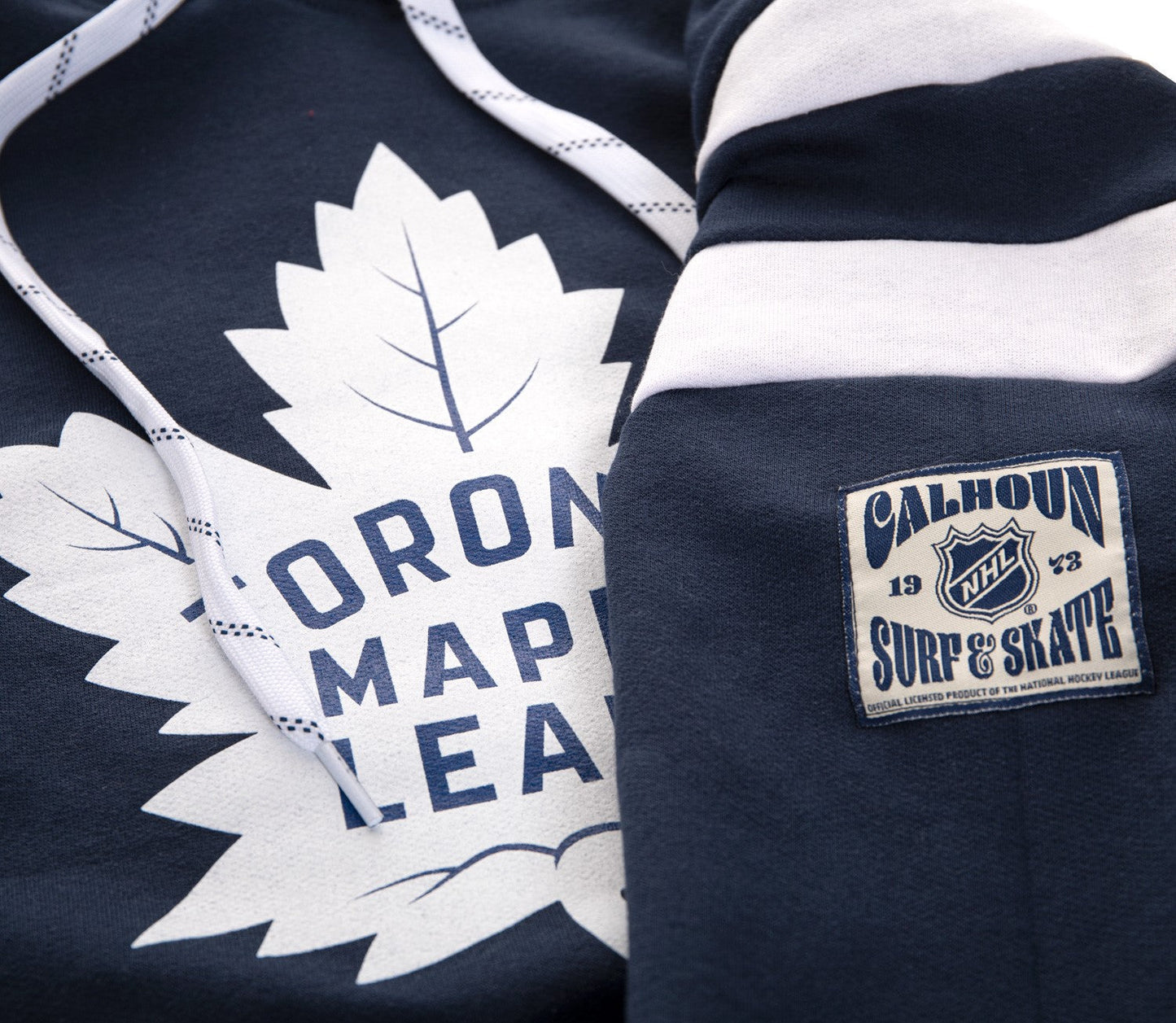 Toronto Maple Leafs Varsity Retro Style Hoodie - www.Shopthatapp.com #